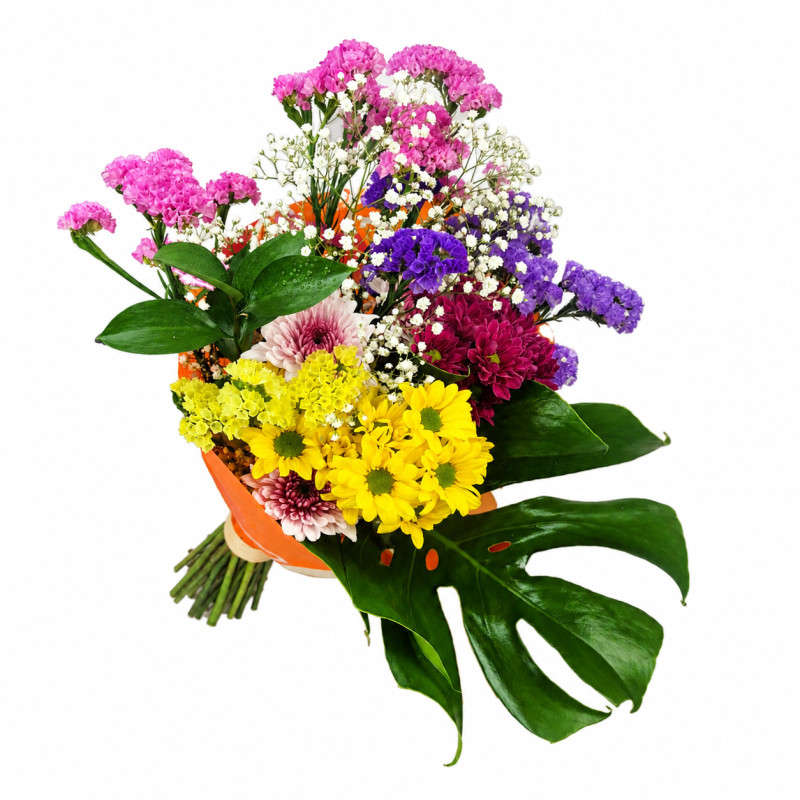 Ramo de Flores Variadas Multicolor